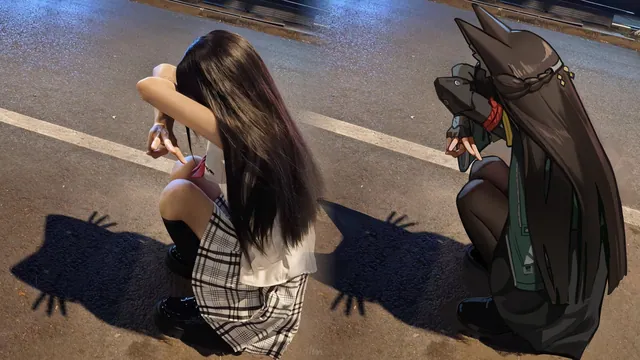 Carte meme Cat Shadow Trend