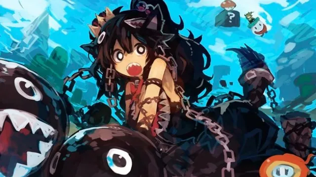 Chain Chompette meme card