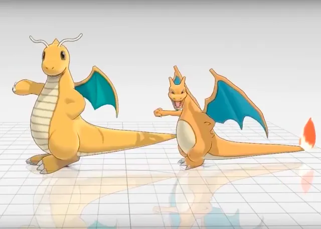 Charizard and Dragonite Dance Remixes meme card