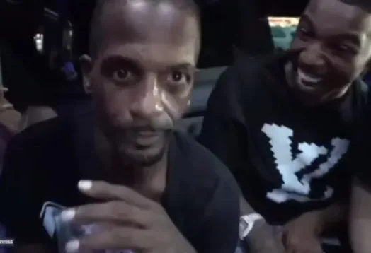 Charleston White Staring meme card