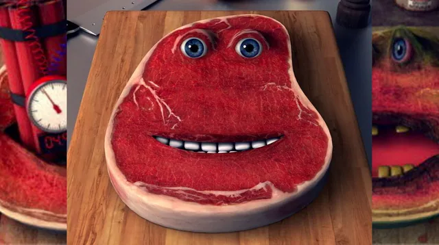 Charlie, The Steak meme card