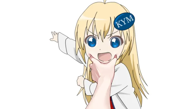 Carte meme Cheek Grabbing Material