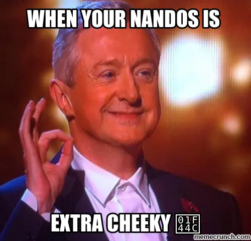 Cheeky Nando's meme card