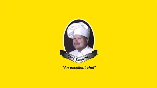 Chef Excellence ('An Excellent X') meme card