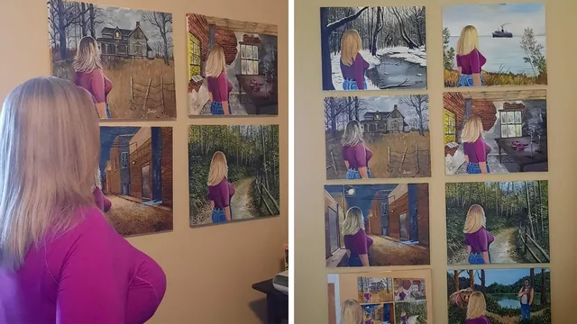 Chesty Wife Paintings meme card