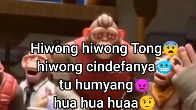 Carte meme Chinese Monkeys / Hiwong Hiwong Tong Hiwong / Tap4Fun Chinese "Age Of Apes" Song