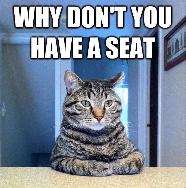 Chris Hansen Cat meme card