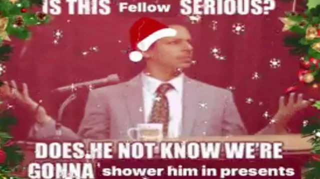 Christmasposting / Jollyposting meme card