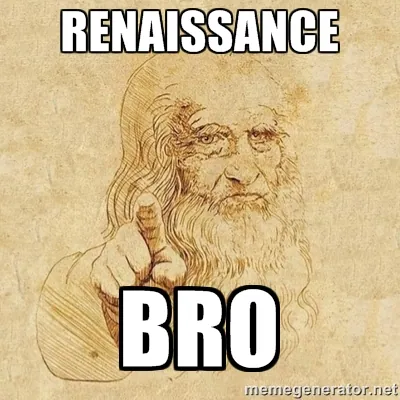 Classical Art Memes meme card