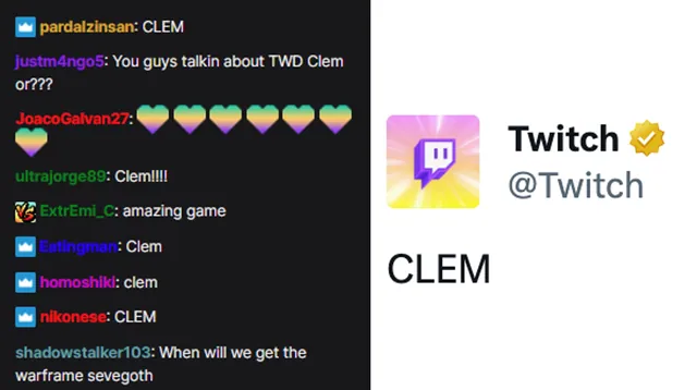 Carte meme Clem (Twitch Slang)