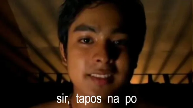 Coco Martin "Sir Tapos Na Po" meme card