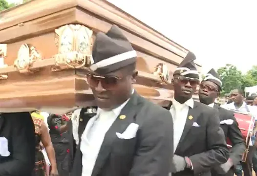 Coffin Dance / Dancing Pallbearers meme card