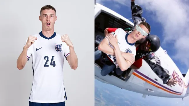 Cole Palmer's England Euros Photoshoot meme card