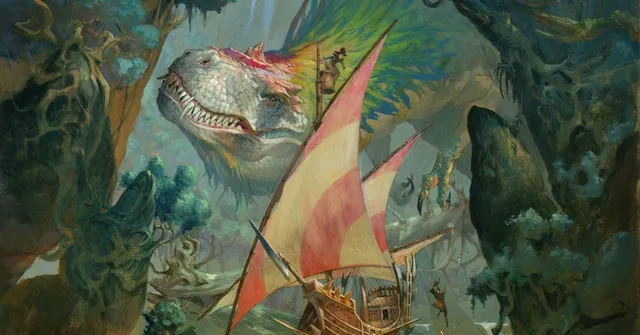 Colossal Dreadmaw meme card