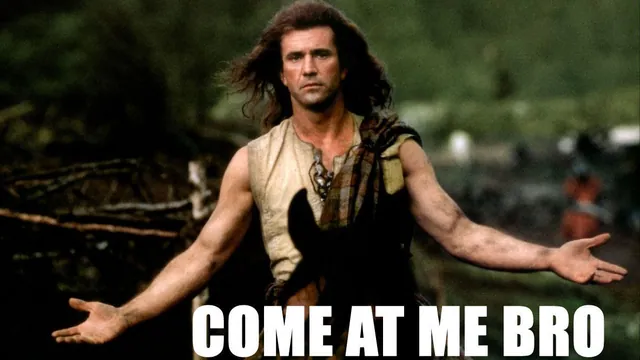 Come At Me Bro meme card