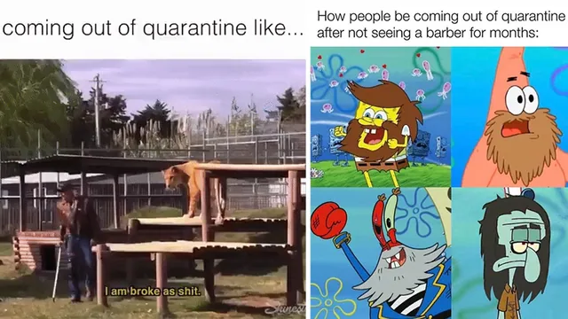 Carte meme Coming Out Of Quarantine