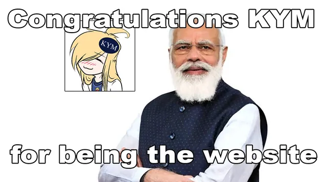 Congratulations From Modi meme card