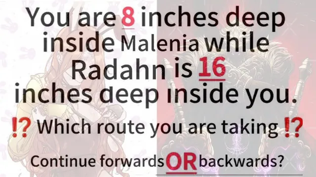 Carte meme Continue Forwards or Backwards? / The 8 Inches Question