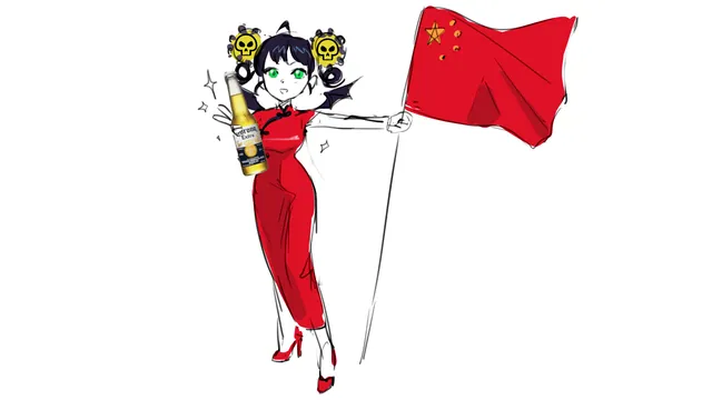 Carte meme Corona-chan