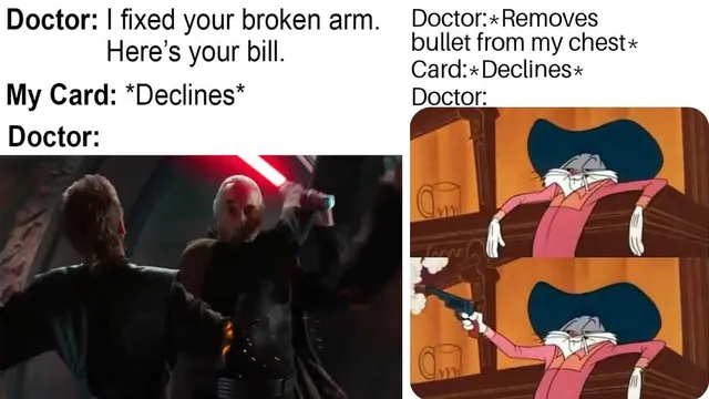 Credit Card Declines meme card