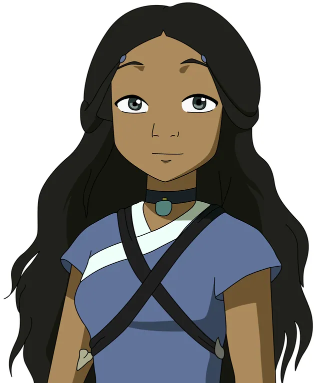 Creepy Katara meme card
