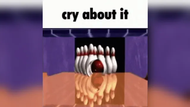 Cry About It meme card