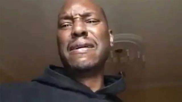 Crying Tyrese meme card