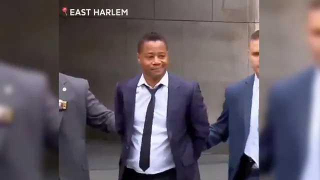 Cuba Gooding Jr.'s Perp Walk meme card