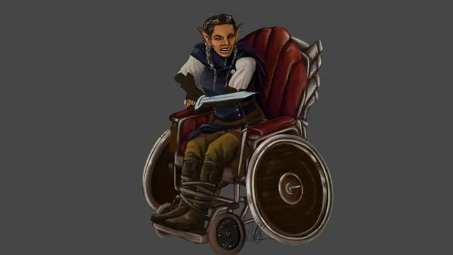 D&D Combat Wheelchair meme card