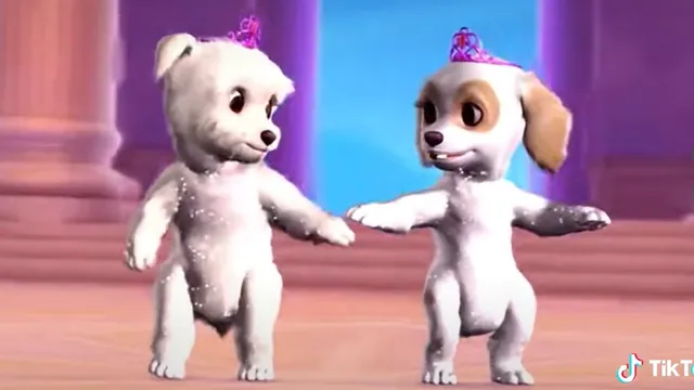 Carte meme Dancing Barbie Dogs
