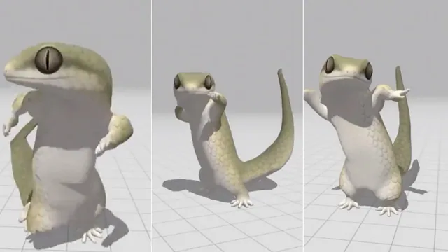 Carte meme Dancing Lizard