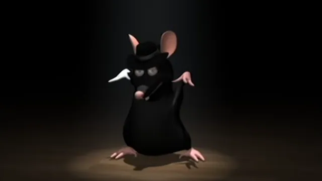 Carte meme Dancing Rat (Animation 3D)