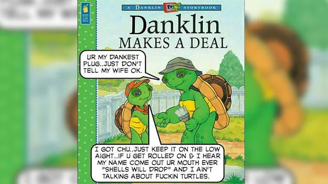 Danklin meme card