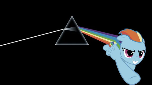 "Dark Side of the Moon" Cover Parodies meme card