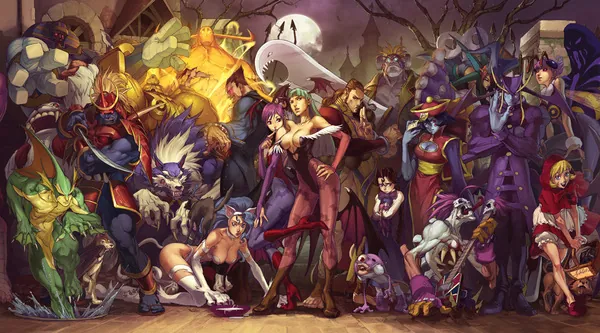 Darkstalkers meme card
