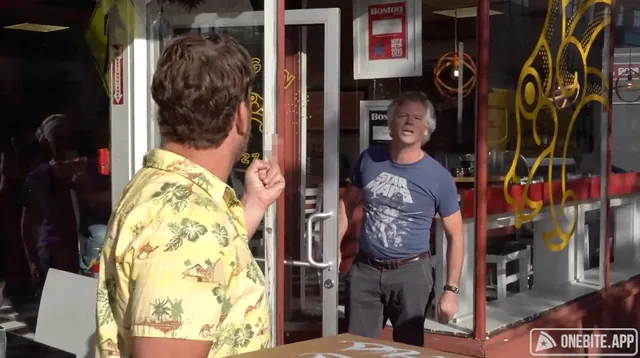 Dave Portnoy vs. Dragon Pizza Video meme card