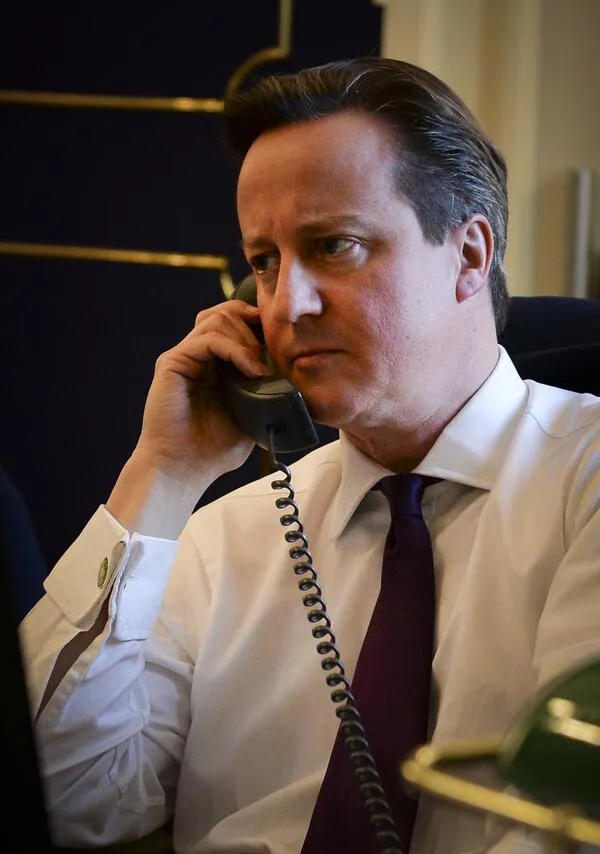 David Cameron's Phone Call meme card