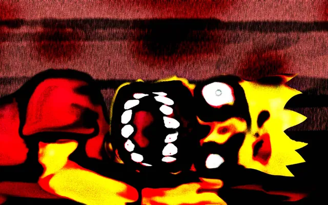 Dead Bart meme card