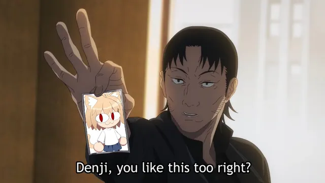 Denji, You Like This Too Right? meme card