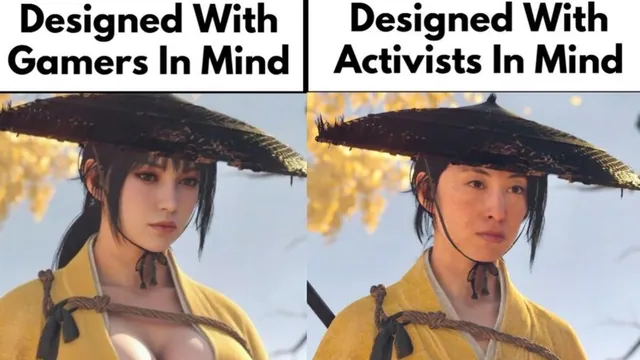 Designed With Gamers In Mind vs. Designed With Activists In Mind meme card