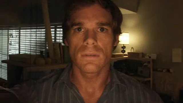 Dexter Staring meme card