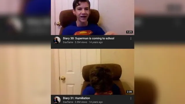 Diary 30: Superman Is Coming to School / Diary 31: Humiliation meme card