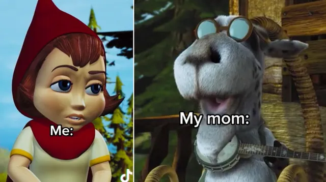 "Did I?" Goat (Hoodwinked!) meme card