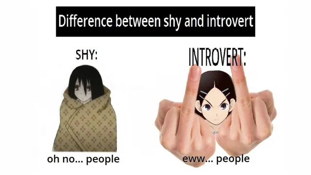 Carte meme Difference Between Shy and Introvert