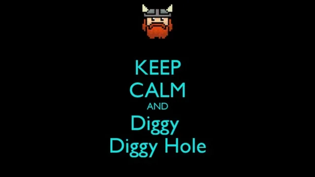 Diggy Diggy Hole meme card