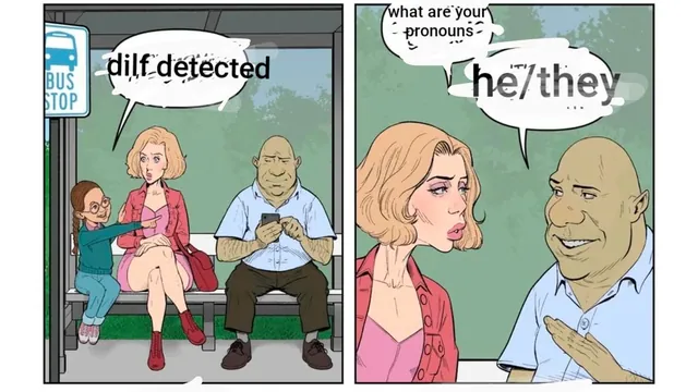 Carte meme DILF Detected