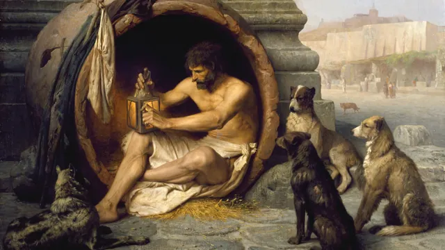 Diogenes Posting meme card