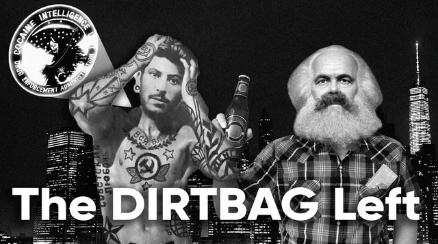 Dirtbag Left meme card