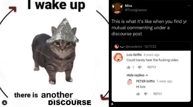 Discourse (Slang) meme card
