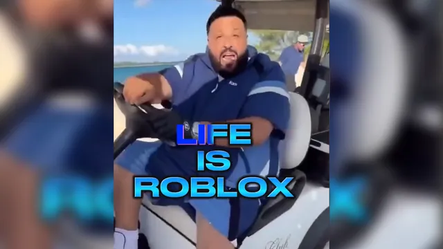 Carte meme DJ Khaled « Life Is Roblox »